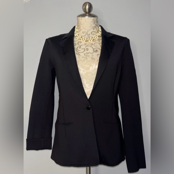 COMMANDO neoprene ceo blazer in black Size Small. - Picture 2 of 4